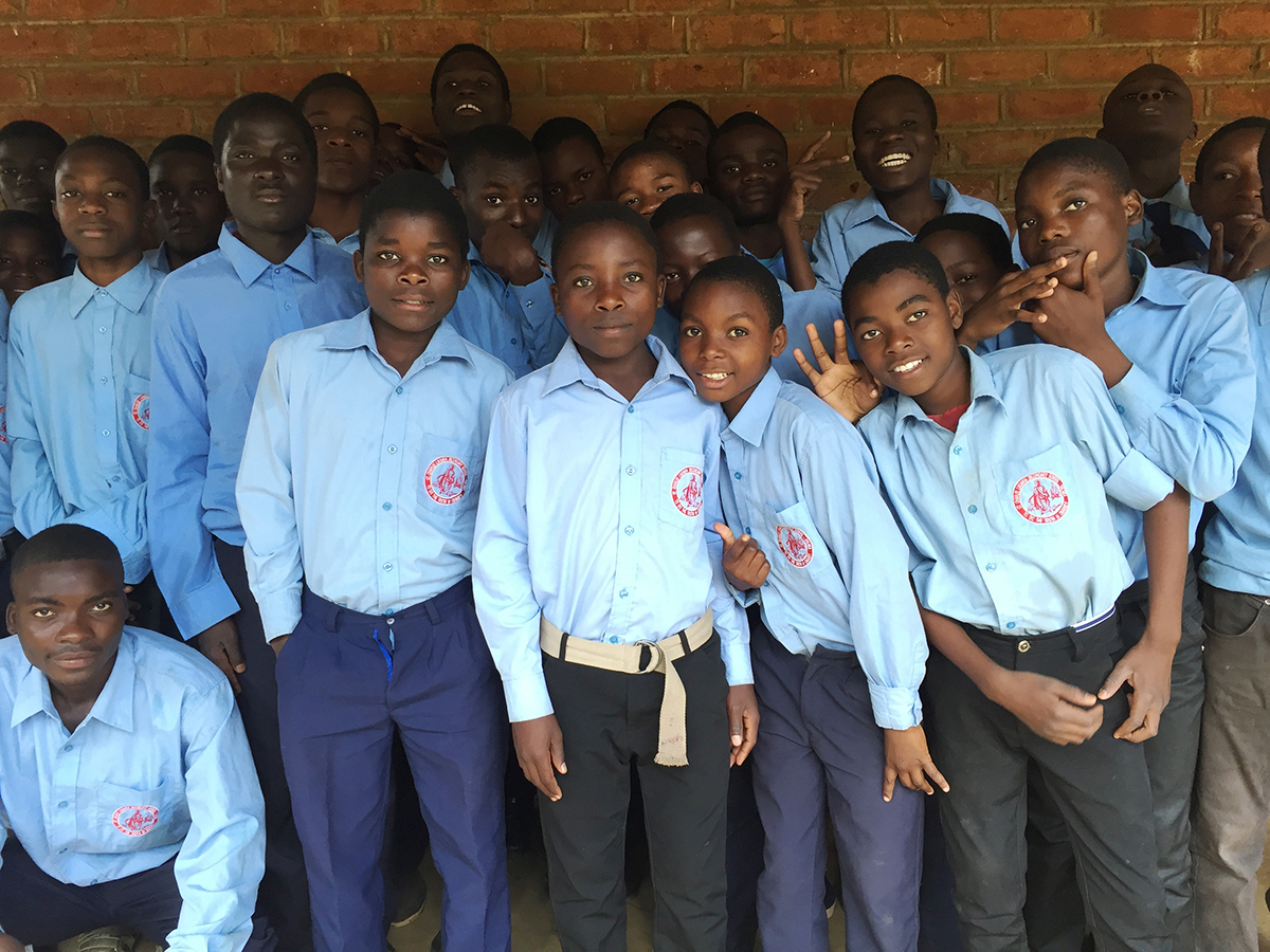 Students at St. Charles Lwanga